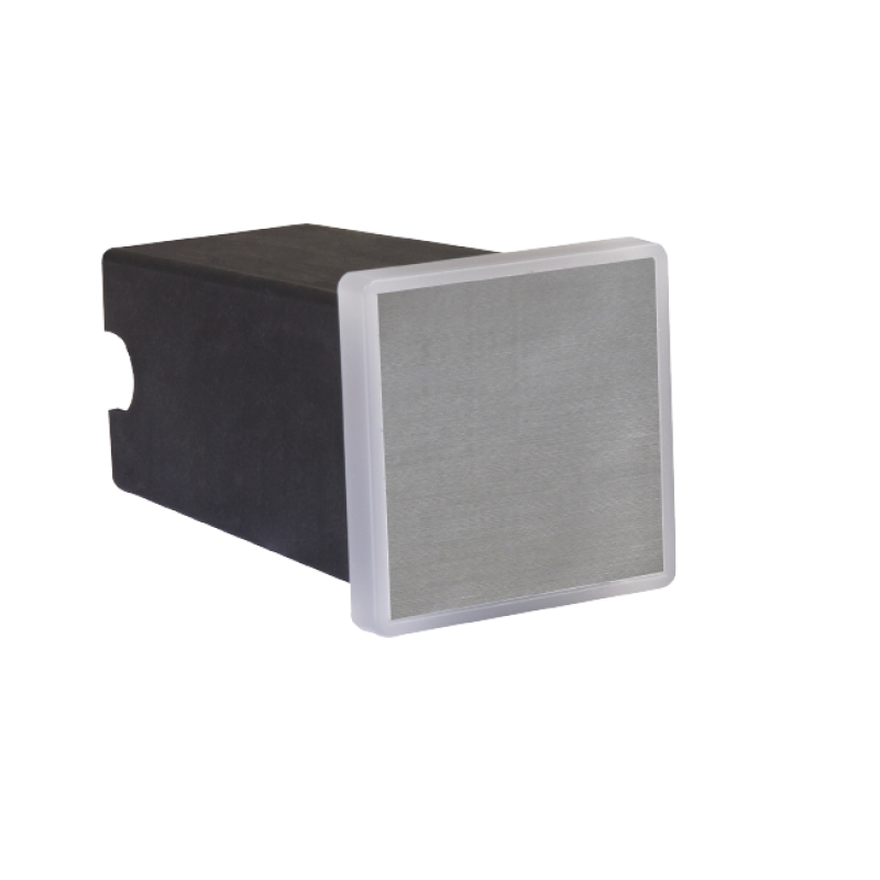 Balizador Parede Quadrado Soft Inox 2W 2700K 10092 Romalux