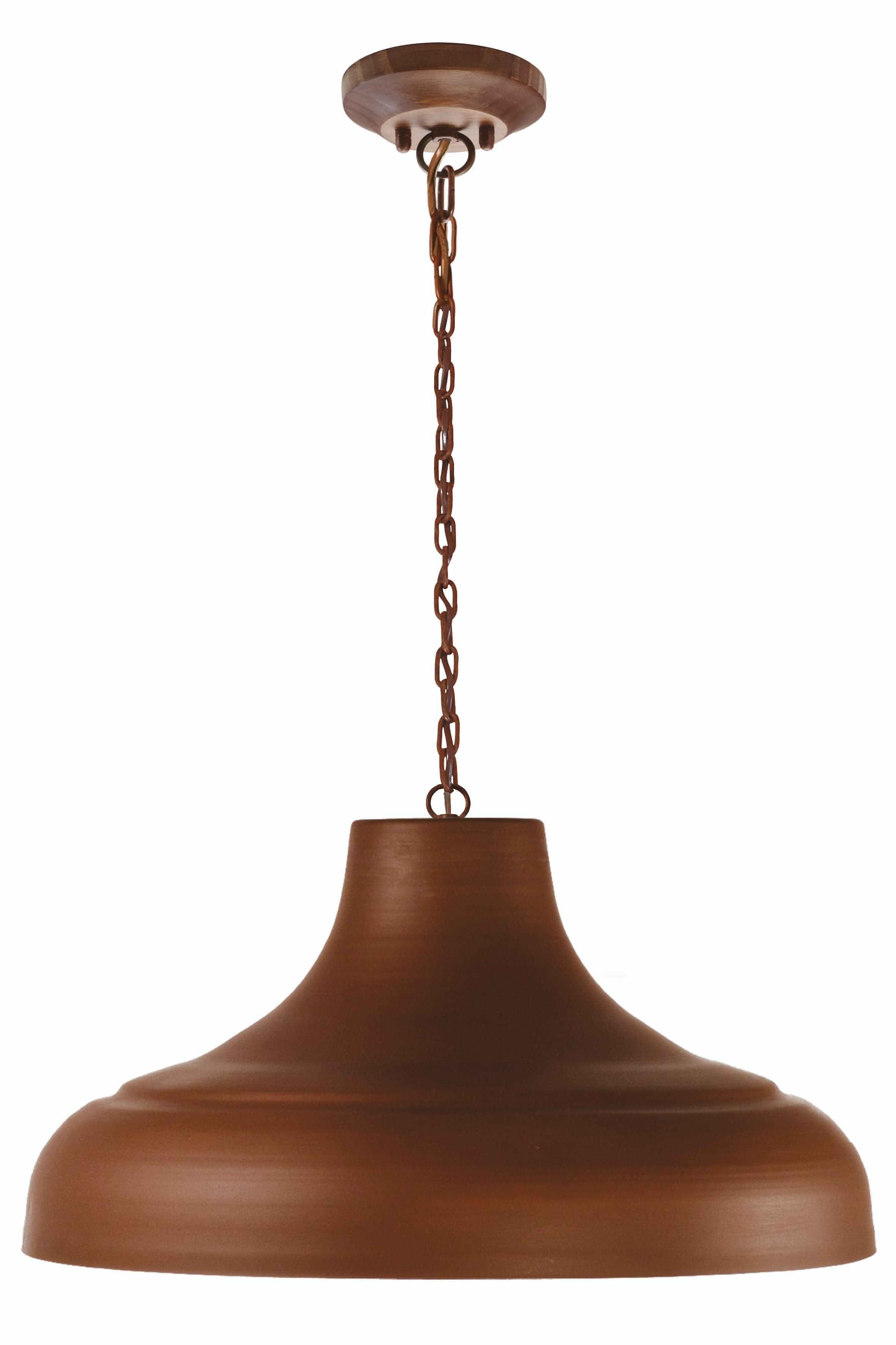 Pendente Rustico Balcão Cupula Metálica 56cm Estancia 445 1