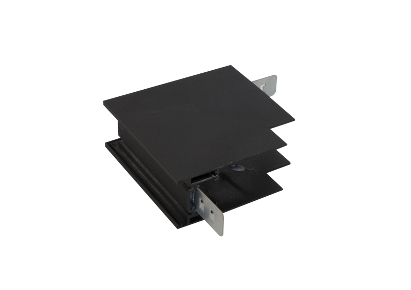 Emenda Externa Trilho Magnetico Sobrepor Preto 30069 Romalux