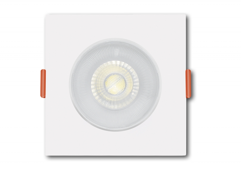 Spot Quadrado PAR20 Downlight 9W 6500K Bivolt 80129A Romalux