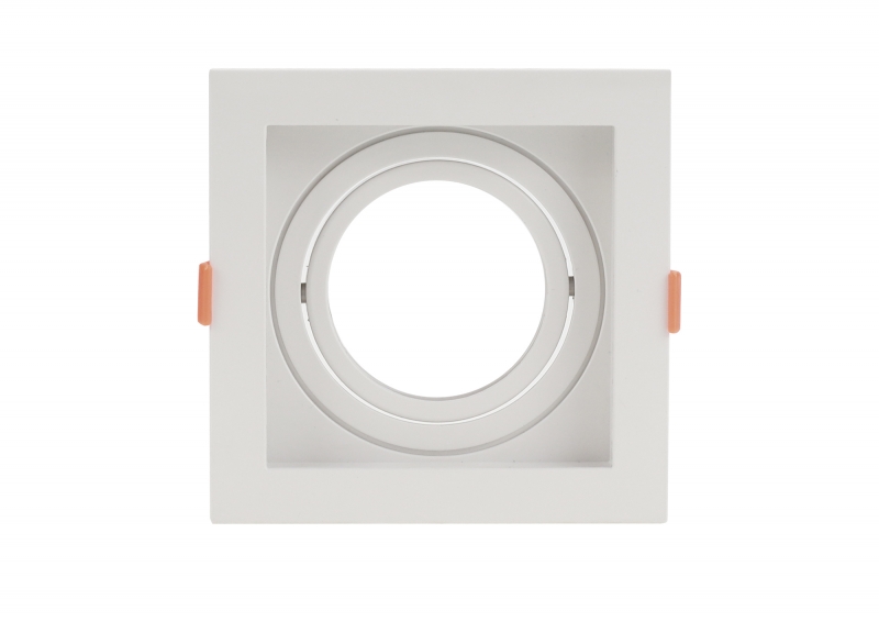 Spot Embutir Quadrado AR70 Direcionável 13cm 30204 Romalux