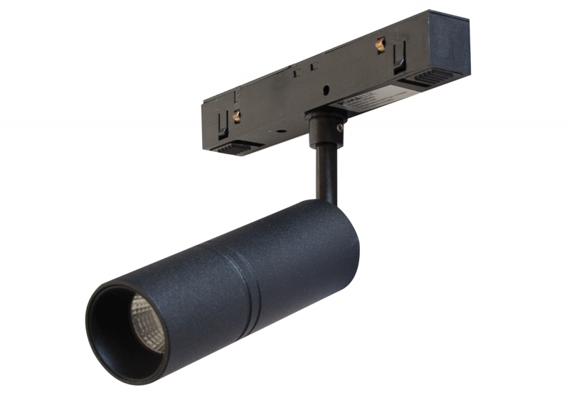 Spot Trilho Magnetico Luminaria Preta 5W 2700K 30093 Romalux