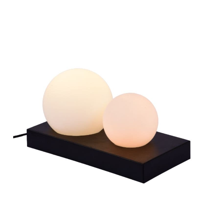 Abajur de Mesa Kellua Couple Lâmpada E27 6050 Metal Domado