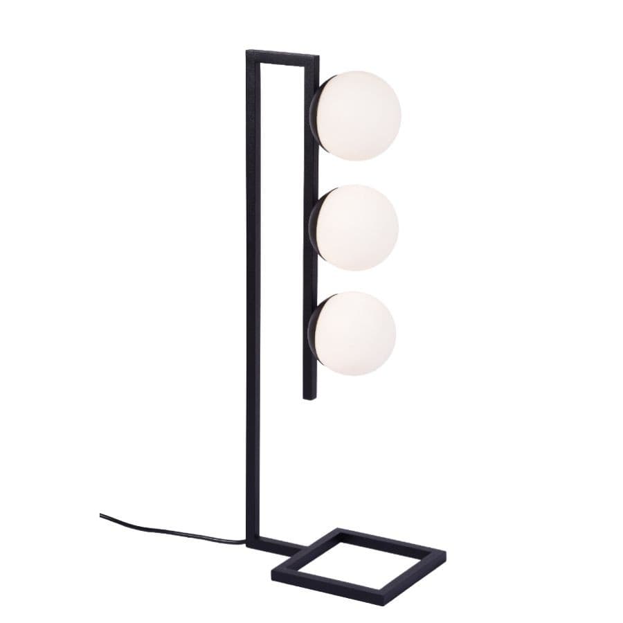 Abajur de Mesa Kellua Trio Lâmpada G9 6046 Metal Domado