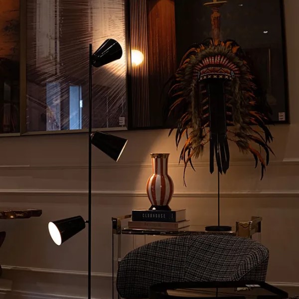 Luminaria de Piso Americano Articulavel 05901 Acend