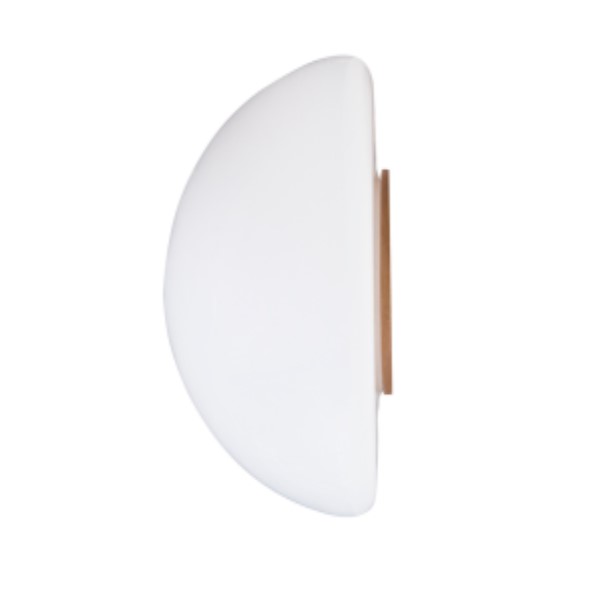 Arandela Cogumelo Vidro Leitoso 20cm 3233 Madelustre