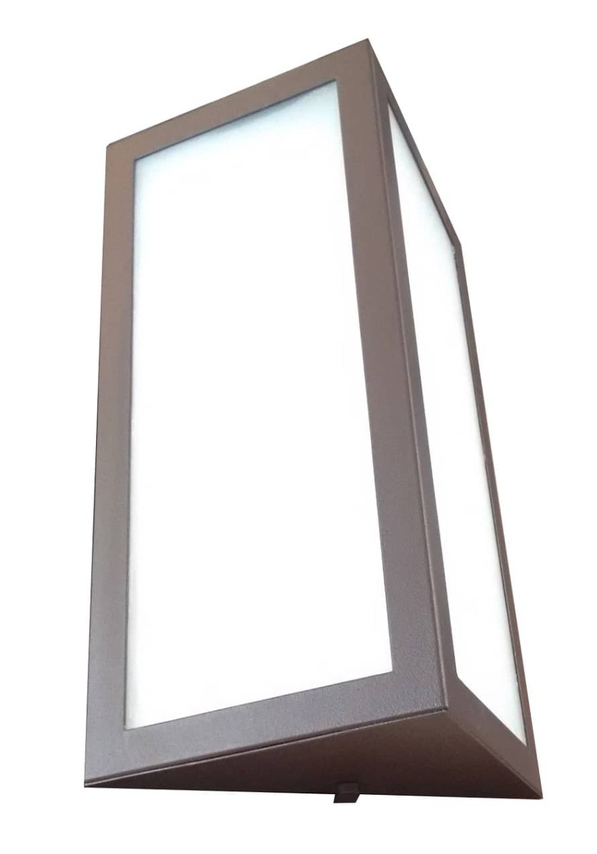 Arandela Externa Triangular 30cm E27 515 Metal Domado