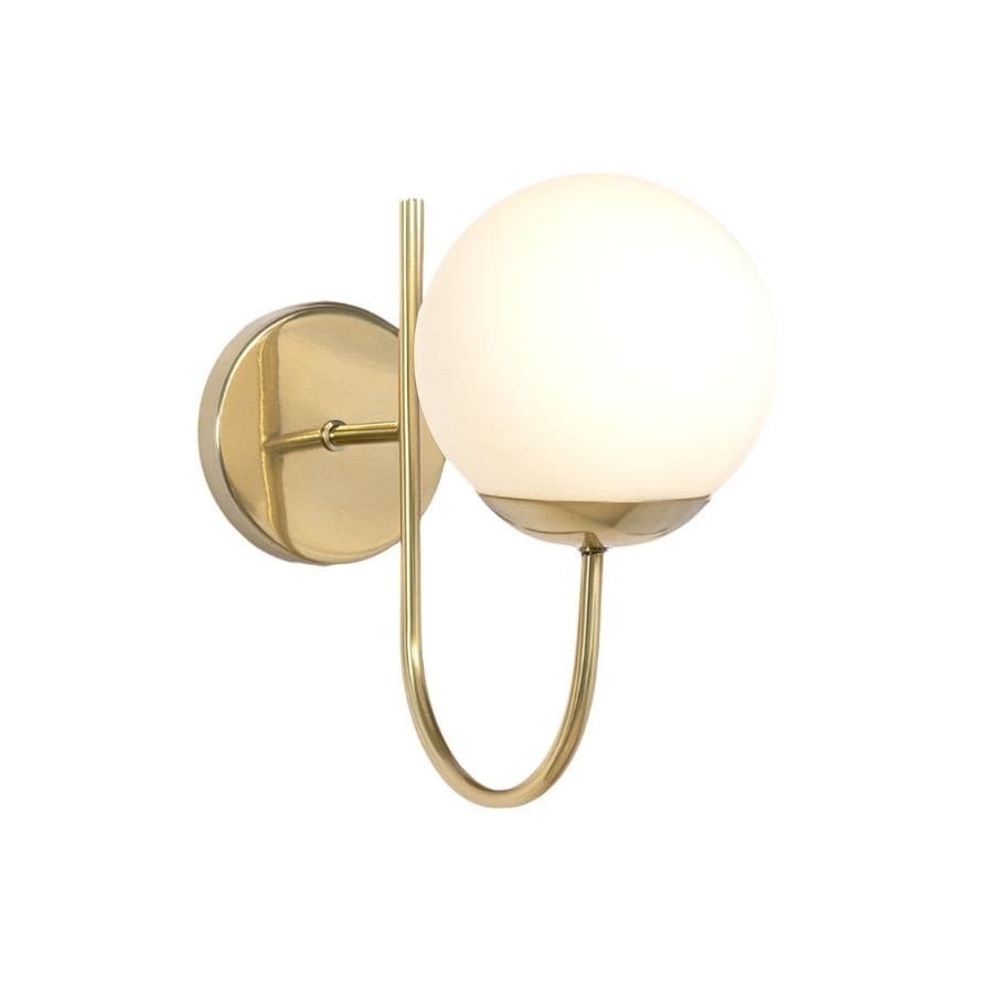 Arandela Interna Sole Curve Simples E27 6073 Metal Domado