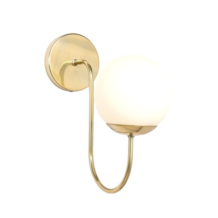 Arandela Interna Sole Curve P Lâmpada E27 6072 Metal Domado