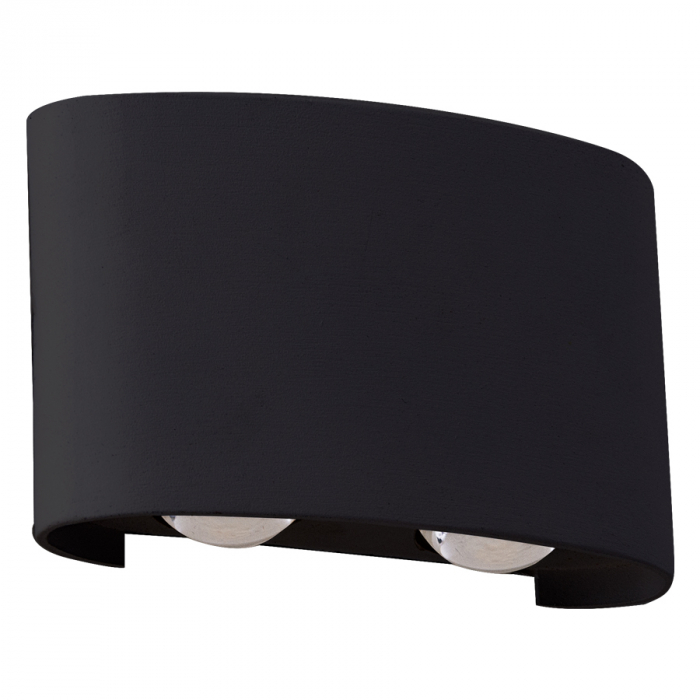 Arandela Externa Ranne 12W IP65 Preto 2336 Nordecor
