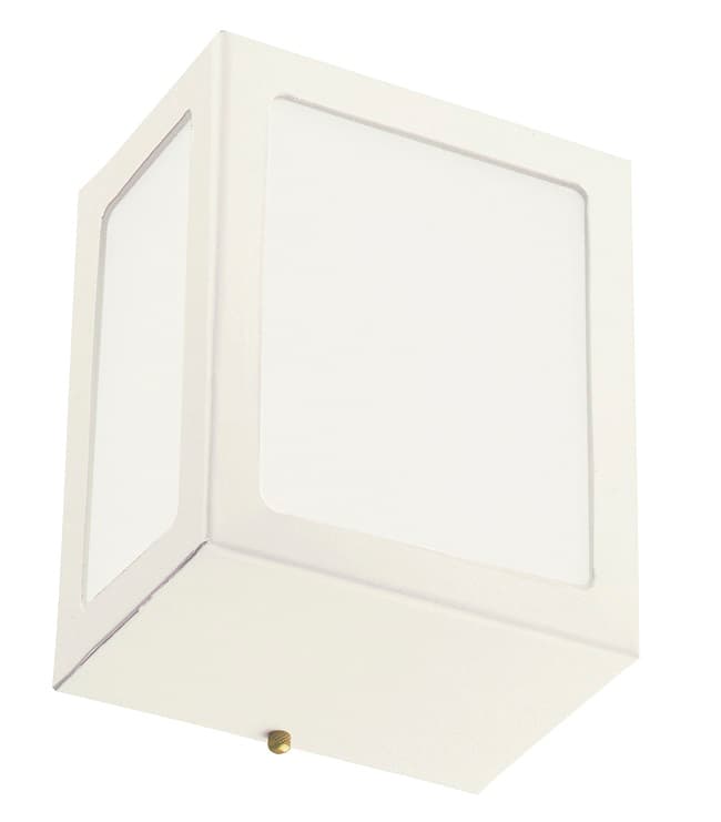 Arandela Retangular Externa Lâmpada E27 Metal Domado