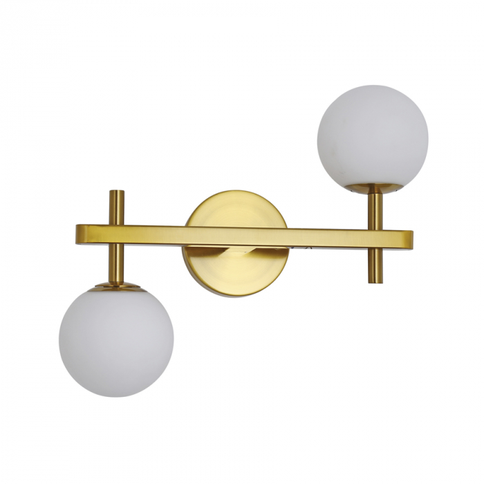 Arandela Bola Romai 12cm Dourado 2273 Nordecor