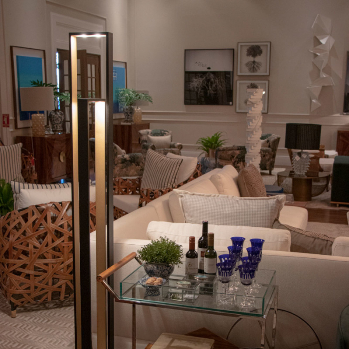 Luminaria de Chao Guarani Led Moderna 04507 Acend