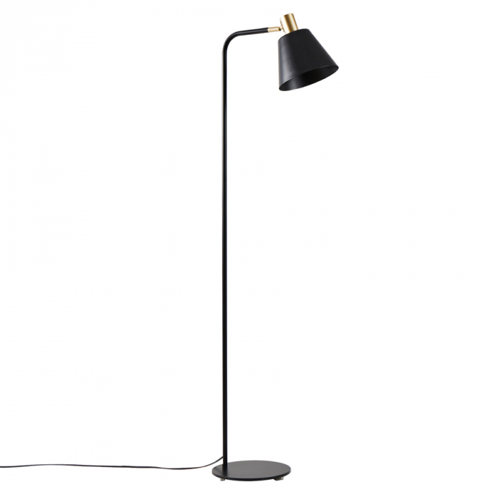 Abajur de Chão Petti Dourado/Preto 2483 Nordecor