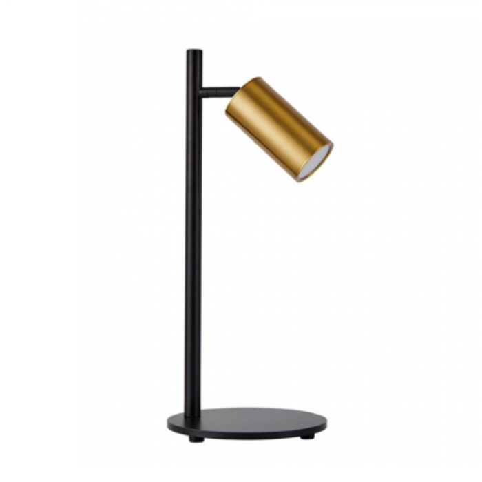 Abajur de Mesa Kalla GU10 Dourado e Preto 2441 Nordecor