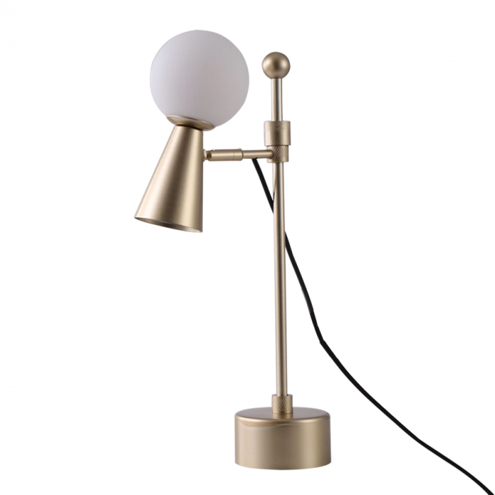 Abajur de Mesa Teas Articulavel Dourado 2473 Nordecor