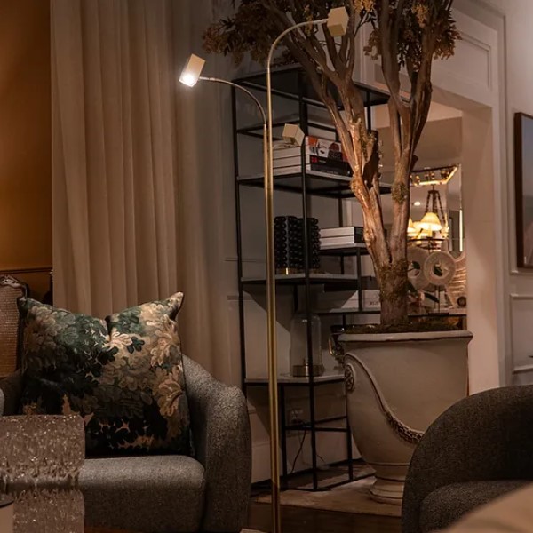 Luminaria de Chao Doha Cupulas Flexiveis 07308 Acend