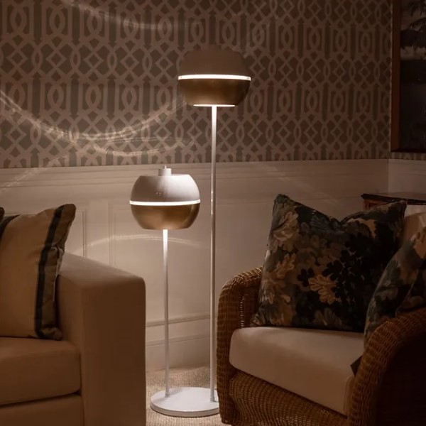 Luminaria de Chao Dubai 2 Led Dupla 22W 06045 Acend