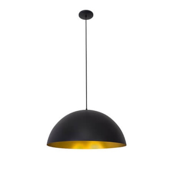 Luminaria Pendente Meia Esfera 60x30cm 4509 Munclair 1