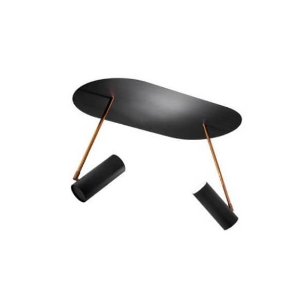 Plafon Moderno Disco 76cm 2 Lâmpada E27 3395-2 Munclair 1