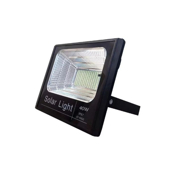 Refletor Solar em Led 40W 6500K com Controle Preto 9669 Gaya
